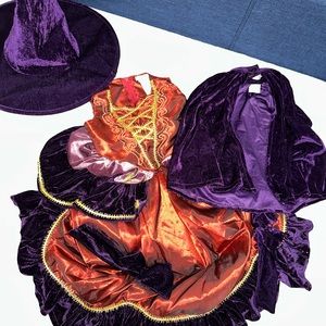 COPY - Pottery Barn Kids Vintage Witch Costume 3T Halloween DISCONTINUED